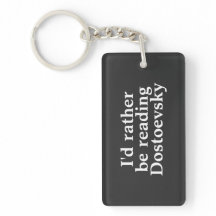 Ik Lees Liever Dostojevski Sleutelhanger