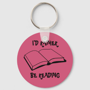 Ik lees liever sleutelhanger