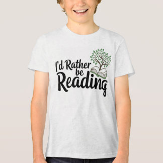 "Ik lees liever" Tri-Blend Shirt