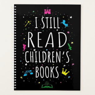 Ik lees nog steeds kinderboeken. planner
