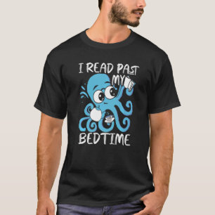 Ik lees tot na mijn bedtijd Octopus Boeken T-shirt