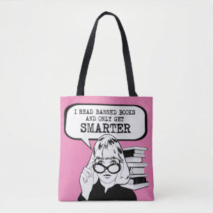 Ik lees verboden boeken en word alleen maar slimme draagtas