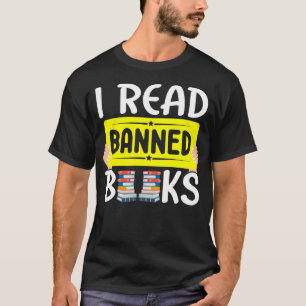 Ik lees verboden boeken Ik ben met het verboden bo T-shirt