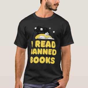 Ik lees verboden boeken Lezer Boekenwurm Vrouwen R T-shirt