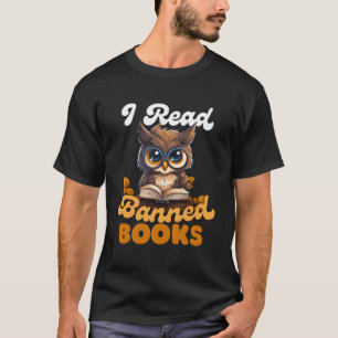 Ik lees verboden boeken liefhebber boekenwurm lief t-shirt