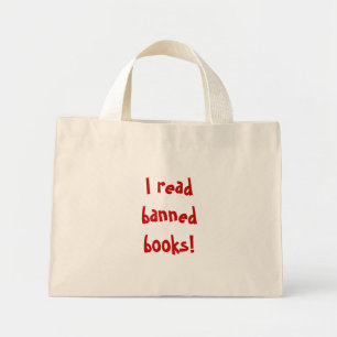Ik lees verboden boeken! mini tote bag