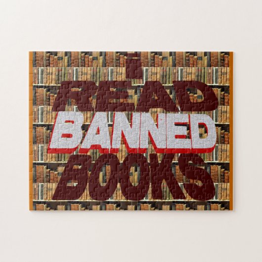 Ik lees verboden boeken Puzzle Legpuzzel (Horizontaal)