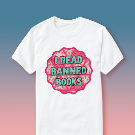 Ik lees verboden boeken - Retro Boekenliefhebber T-shirt