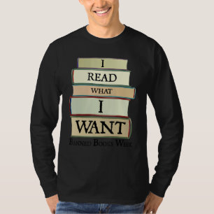 Ik lees wat ik wil boeken in boekenboeken t-shirt