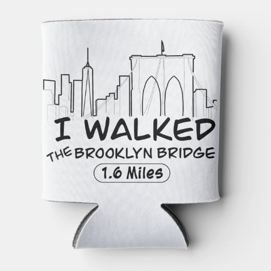 Ik liep de Brooklyn Bridge, 1,6 miljoen Blikjeskoeler (Voorkant)