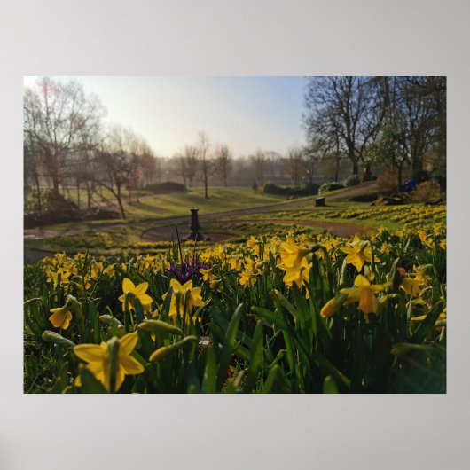 Ik liep eenzaam als wolk door William Wordsworth Poster (Voorkant)
