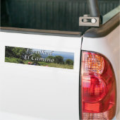 Ik liep El Camino, Spanje (ondertitel) Bumpersticker (Op Truck)