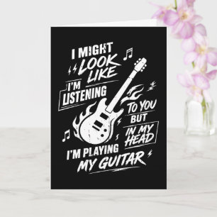 Ik Lijk Wel Te Luisteren Gitaar Kaart