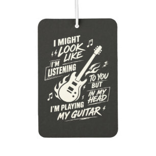 Ik Lijk Wel Te Luisteren Gitaar Luchtverfrisser