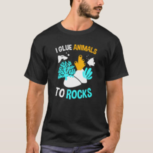 Ik Lijm Dieren Aan Rotsen - Vistank Of Rif Onderho T-shirt