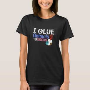 Ik Lijm Dieren Aan Rotspartijen Aquarium Vistank T-shirt