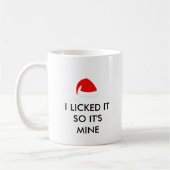 Ik likte het, dus het is mijn kerstmuts koffiemok (Links)