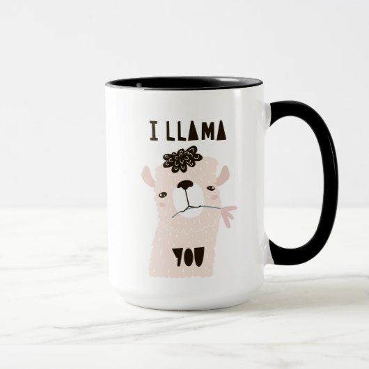 Ik Llama jij Mok (Rechts)