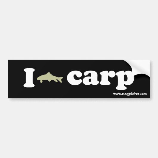 ik logo karper sig bumpersticker (Voorkant)