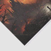 Ik loop alleen Halloween Gothic Deocupage Tissuepapier (Detail)