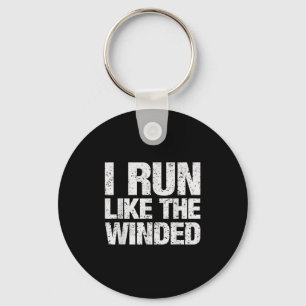 Ik loop als de winded funny Motivatie runner ma Sleutelhanger