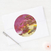 Ik loop er doorheen ronde sticker (Envelop)