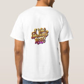 Ik loop hier! Heren Value T-shirt (Achterkant)