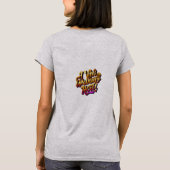 Ik loop hier! Vrouwen Basic T-shirt (Achterkant)