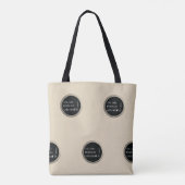 Ik loop langs Faith Tote Bag (Achterkant)