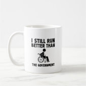 Ik loop nog steeds beter dan het grappige geschenk koffiemok (Links)