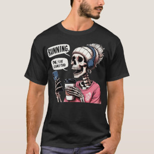 Ik loop OMG, IK BEN LETTERLIJK DOOD T-shirt