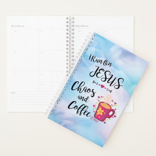Ik loop op Jezus, Chaos en Koffee Planner (Display)