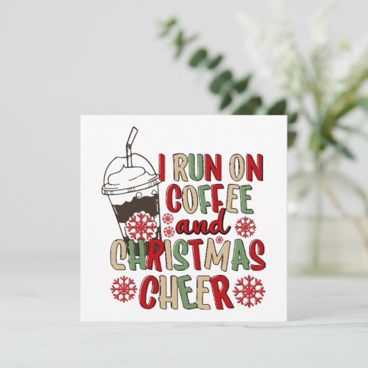 Ik loop op koffie en Kerstvreugde (Staand voorkant)