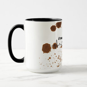 Ik Loop op Koffie en Memes Mok Koffieliefhebber