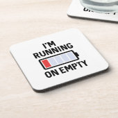 Ik loop op Leeg Bier Onderzetter (Linkerzijde)