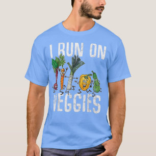 Ik loop op Veggies Vegan Vegetarian Lifestyle T-shirt