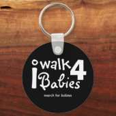 ik loop voor baby ' s Sleutelhanger (Voorkant)