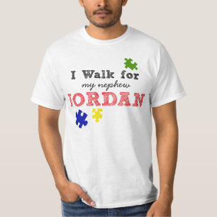 Ik loop voor ... Jordan Autism T-Shirt