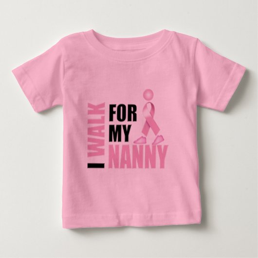 Ik loop voor mijn nanny roze (Voorkant)