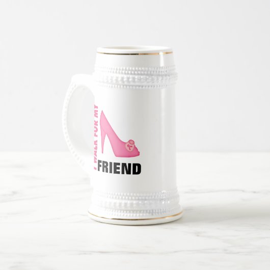 Ik loop voor mijn vriend bierpul (Voorkant links)