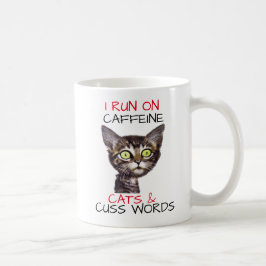 IK LOS OP CAFFEINE CATS & CUSS WORDS KOFFIEMOK