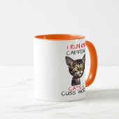 IK LOS OP CAFFEINE CATS & CUSS WORDS MOK (Voorkant rechts)