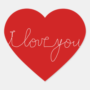 Ik luid je hart sticker