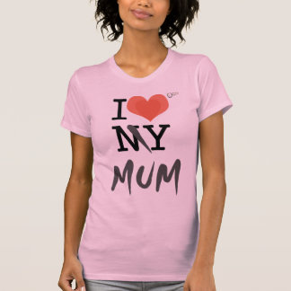 Ik luid mijn moeder V T-shirt