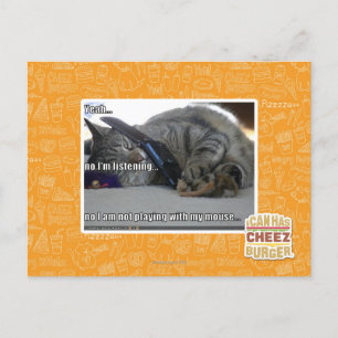 Ik luister briefkaart