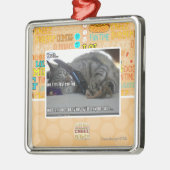 Ik luister metalen ornament (Links)