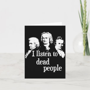 Ik luister naar dode mensen - Clical Music Comser  Kaart