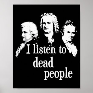 Ik luister naar dode mensen - Clical muziekonderwi Poster