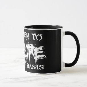 Ik luister naar Grindcore Mok