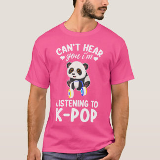 Ik luister naar Kpop Merch K-Pop M T-shirt